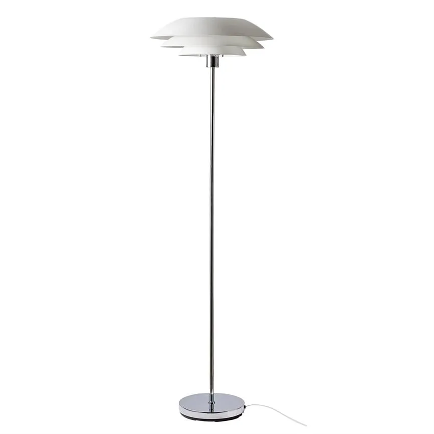 Dyberg Larsen DL45 gulvlampe hvit stor