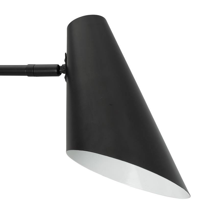 Dyberg Larsen Cale vegglampe svart spotlight