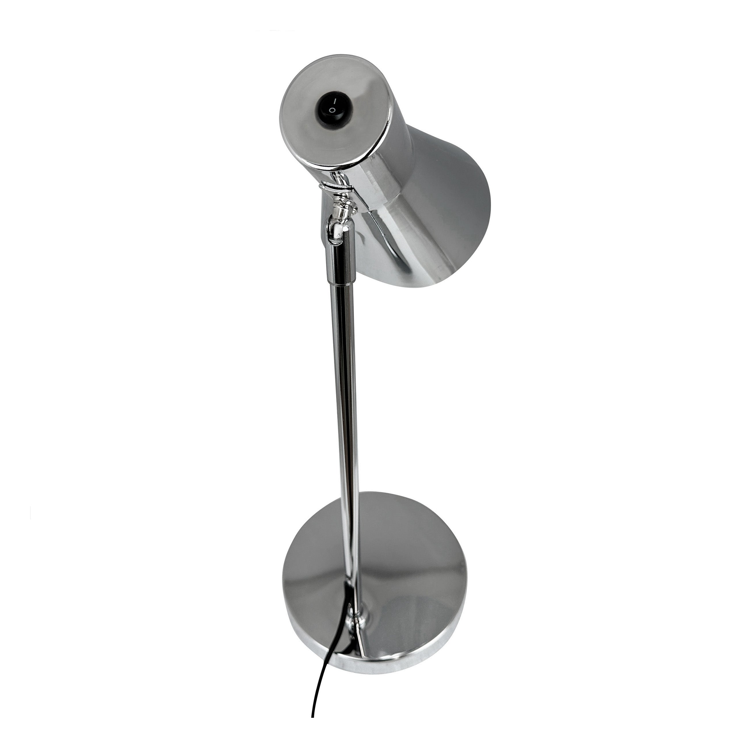 Dyberg Larsen DL12 bordlampe krom leselampe