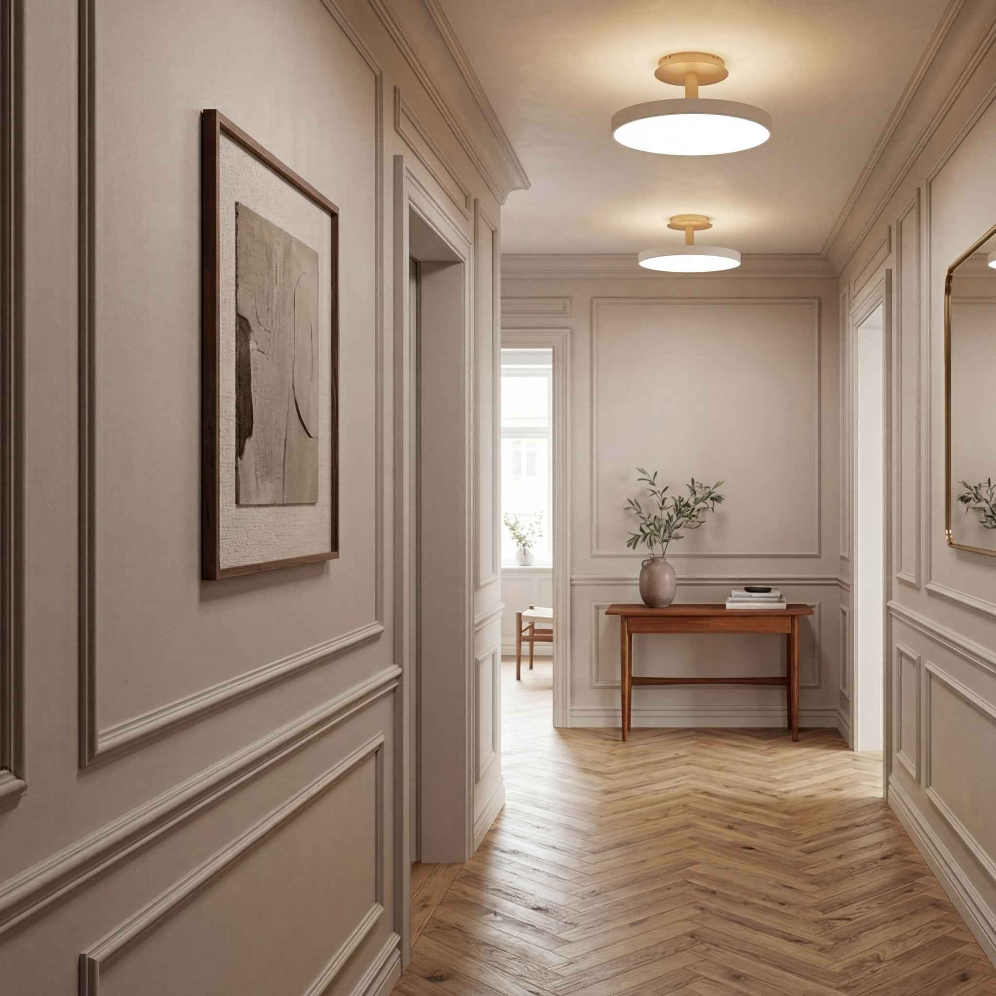 UMAGE Asteria Up taklampe perlehvit medium