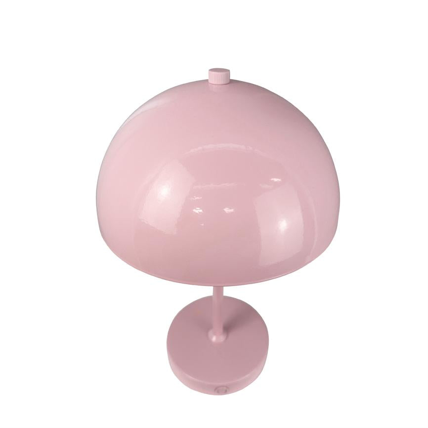 Dyberg Larsen Stockholm V2.0 bordlampe rosa oppladbar