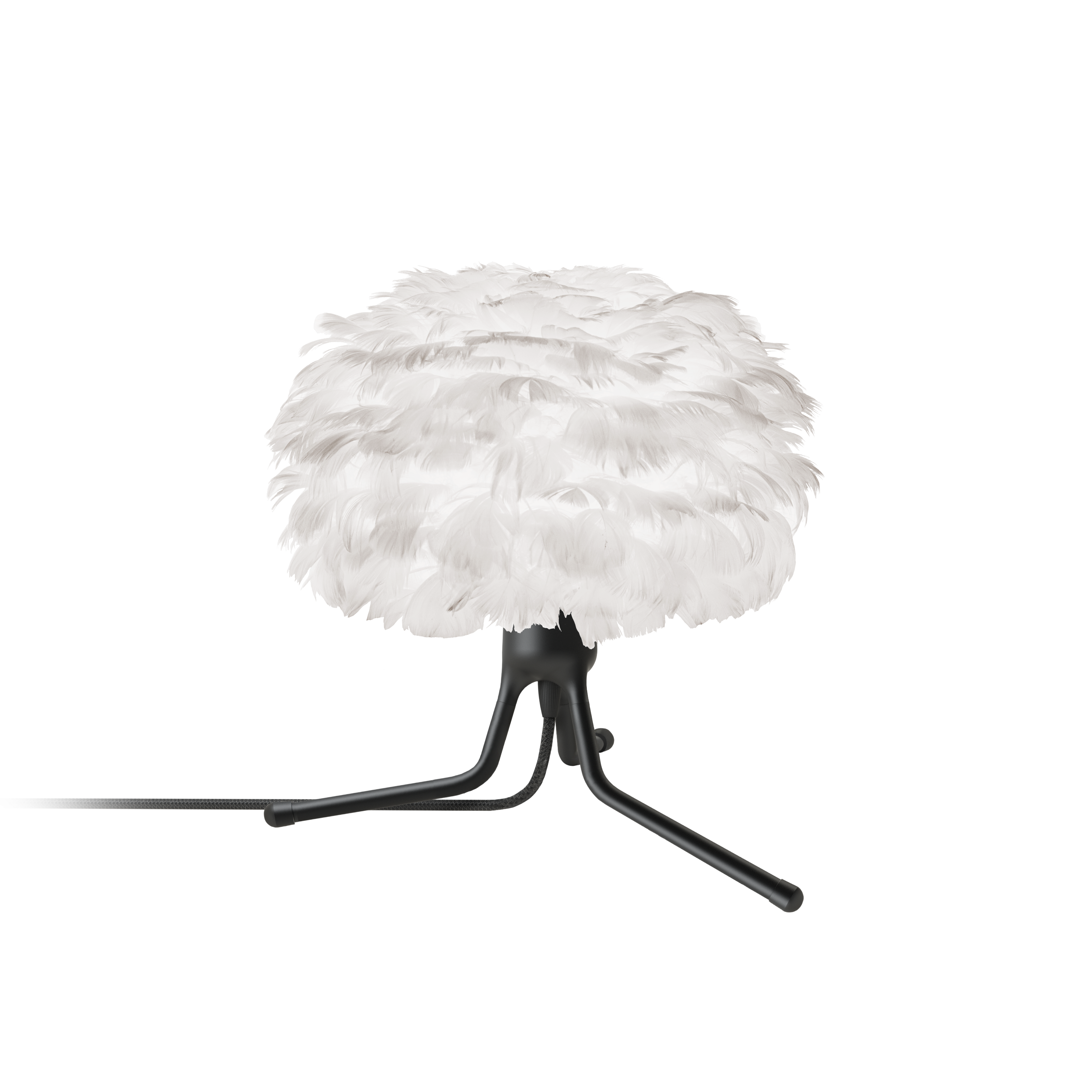 Umage Eos Micro bordlampe fot hvit fjær