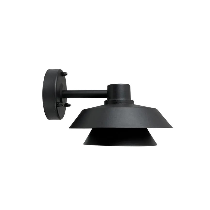 Dyberg Larsen Dune utelampe svart Ø18 cm