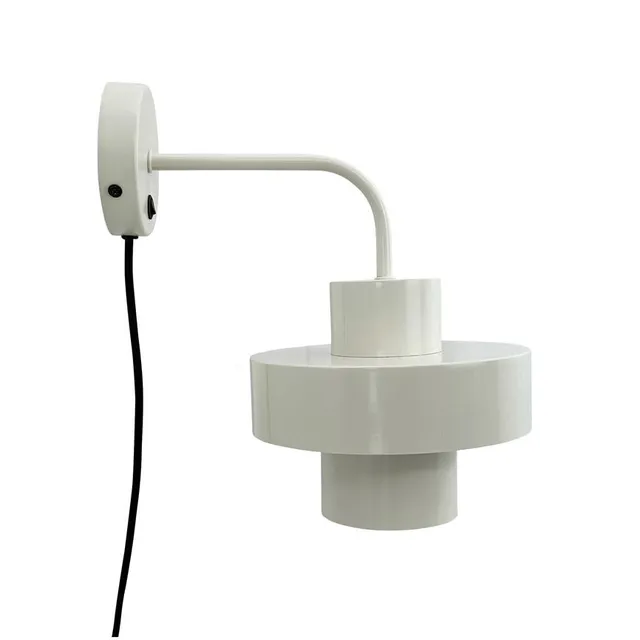 Dyberg Larsen Stoke vegglampe kit hvit Bauhaus