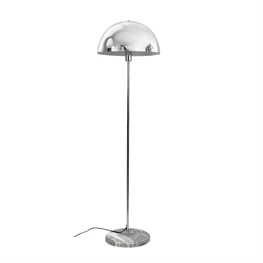Dyberg Larsen Stockholm gulvlampe krom marmor leselys
