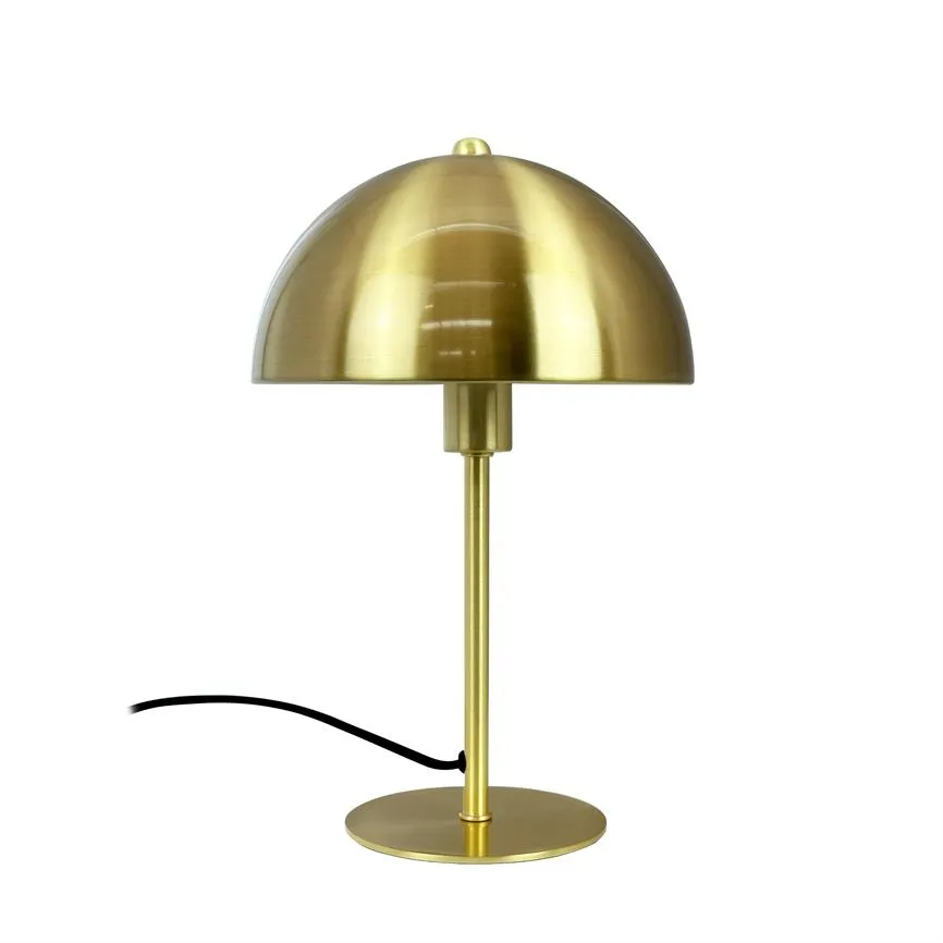Dyberg Larsen Lyon bordlampe messing – oppladbar lanterne