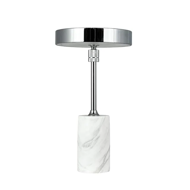 Dyberg Larsen Starlight bordlampe krom marmor LED