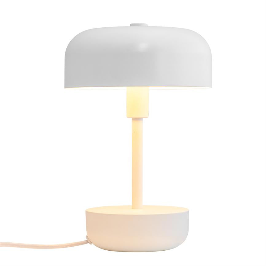 Dyberg Larsen Haipot bordlampe hvit G9 25,7 cm