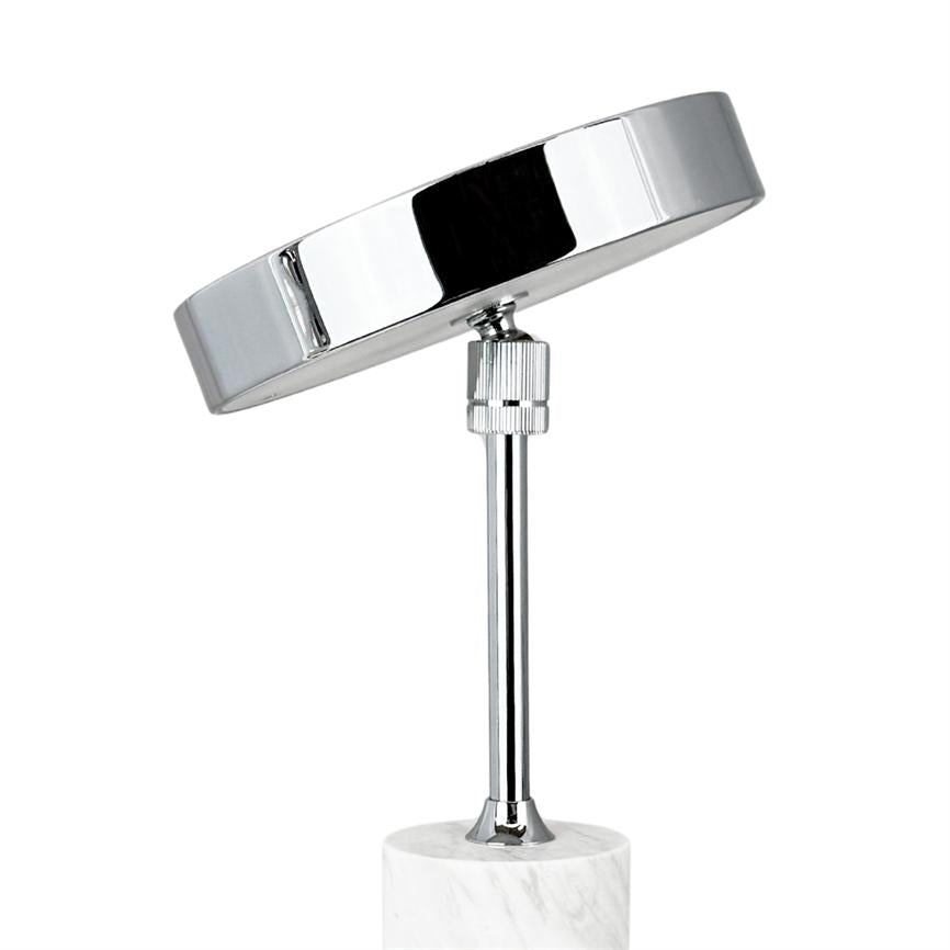 Dyberg Larsen Starlight bordlampe krom marmor LED