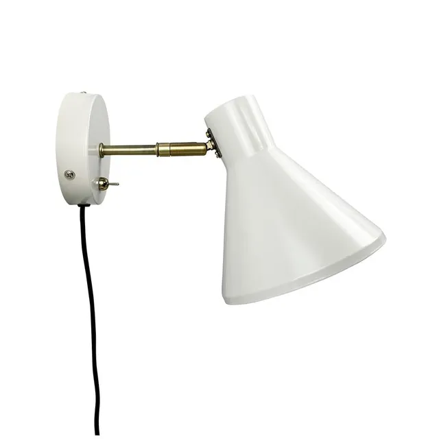 Dyberg Larsen Sleep vegglampe kitt hvit soverom