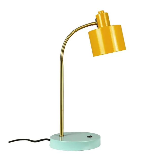 Dyberg Larsen Ocean Flex bordlampe karry/turkis E14