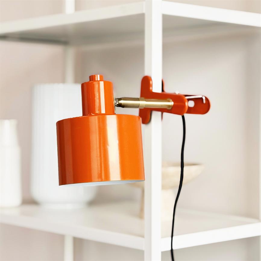 Dyberg Larsen Ocean klemmelampe oransje