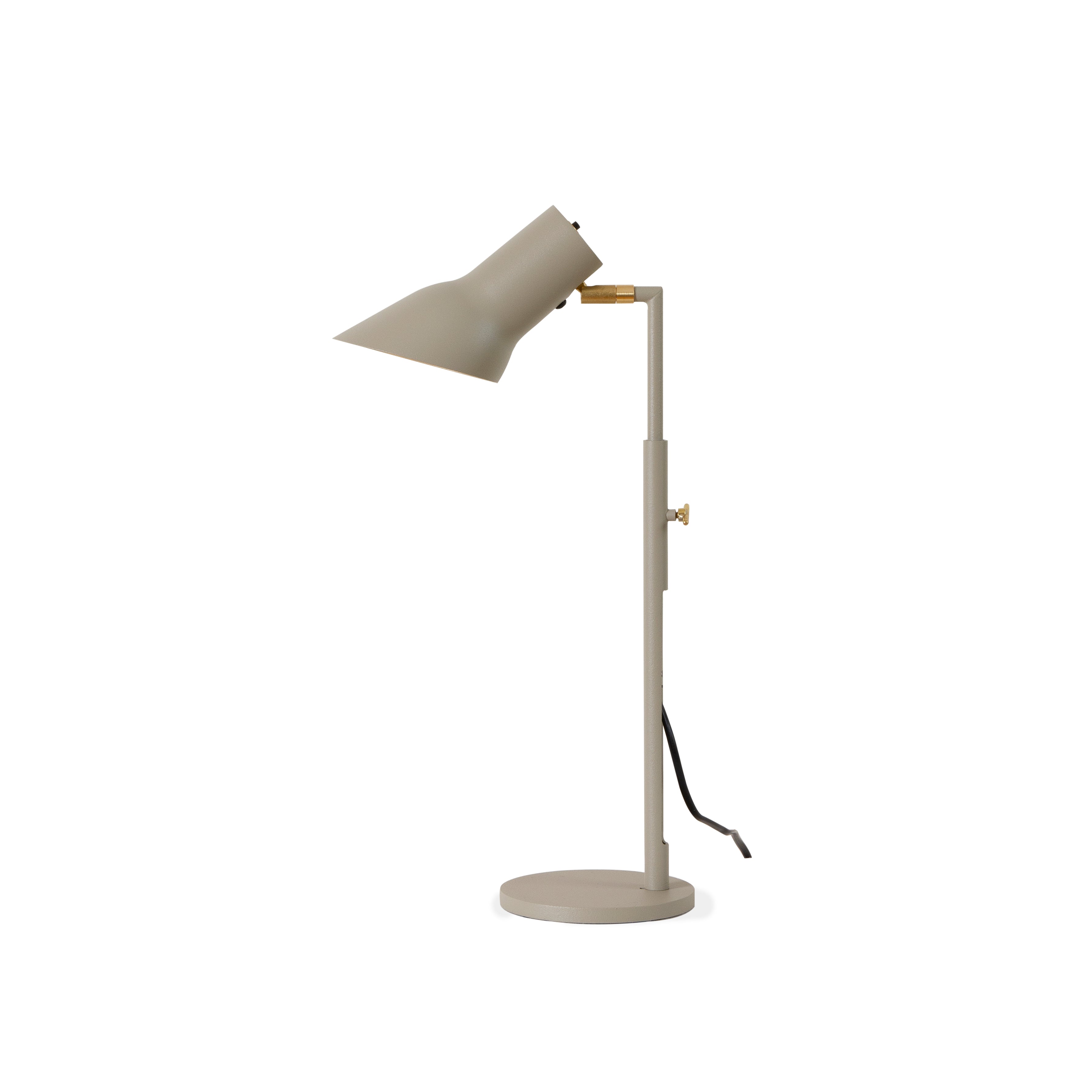 Zlamp Q10 423 bordlampe stål mørkegrå leselys