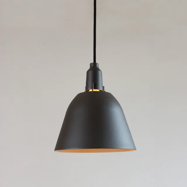 Zlamp P 656-22 pendel 22 cm mørkegrå blendefri