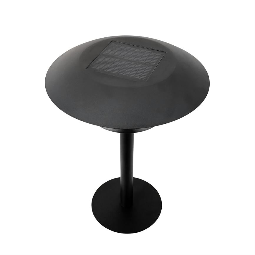 Dyberg Larsen DL25 solcelle bordlampe sort