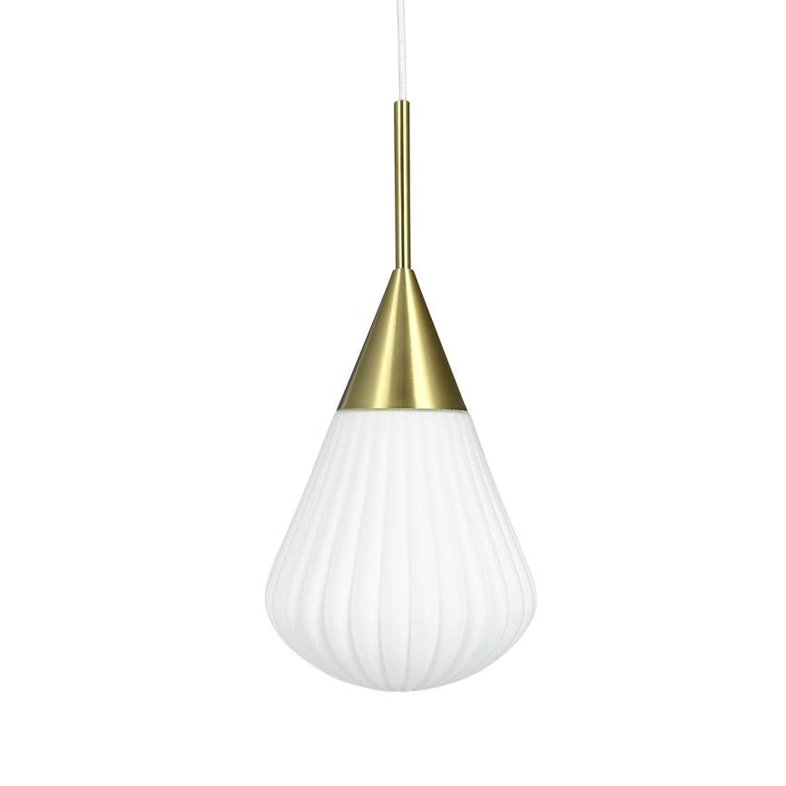 Dyberg Larsen Ballon pendel small opal messing