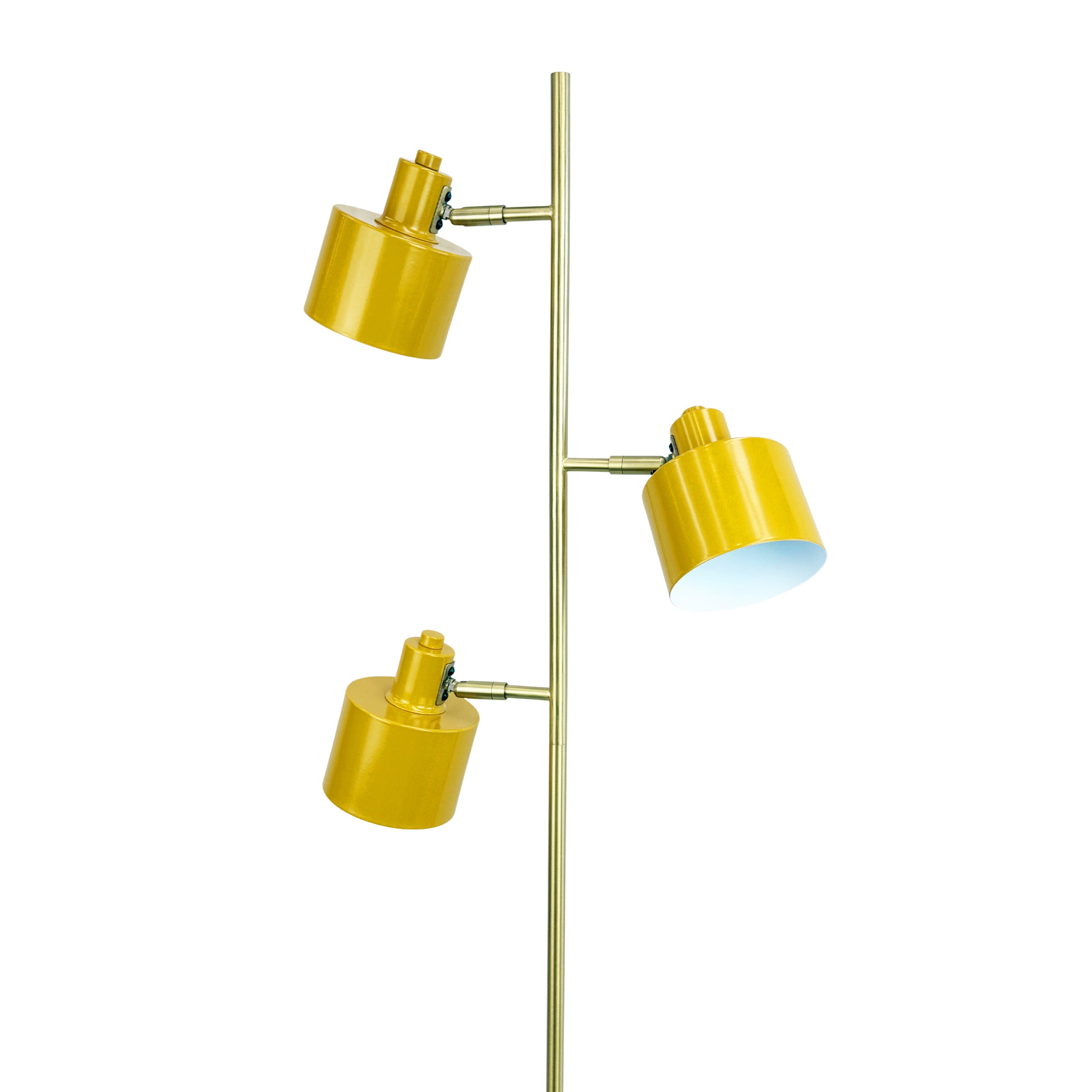 Dyberg Larsen Ocean gulvlampe karri/turkis justerbar skjerm