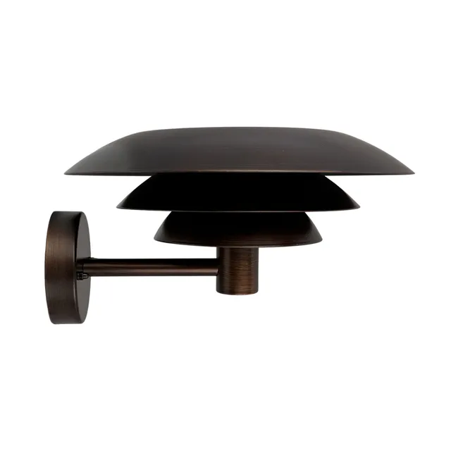 Dyberg Larsen DL30 vegglampe kobber antikk look