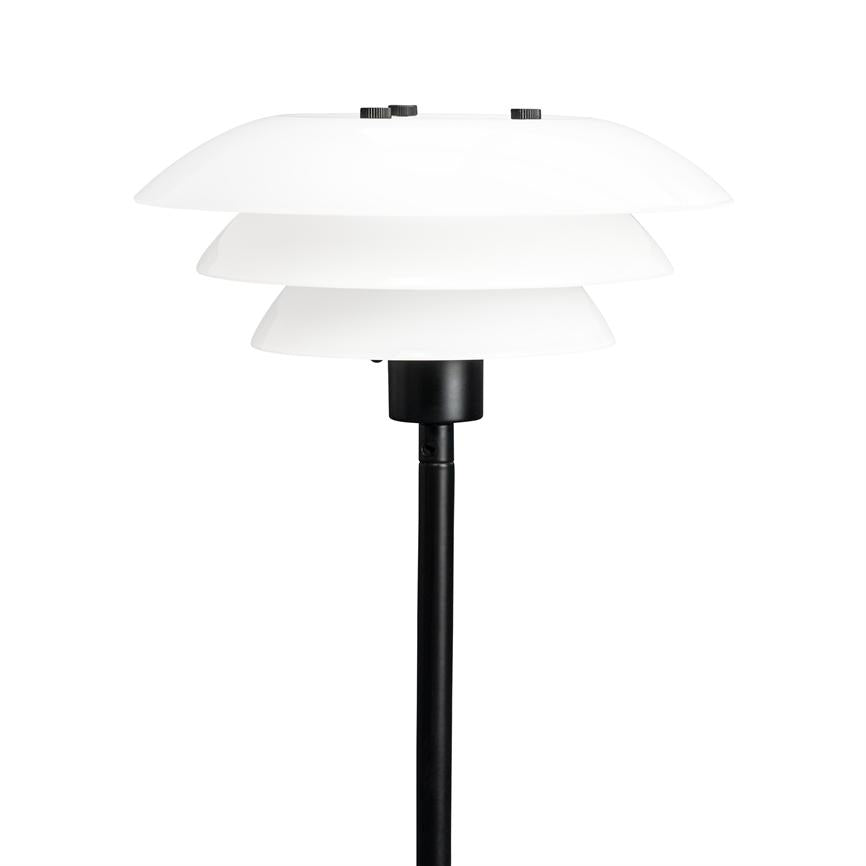 Dyberg Larsen DL20 bordlampe svart opal 3 skjermer