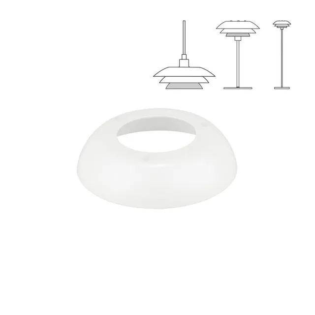 Dyberg Larsen DL31 reserveglass nedre skjerm
