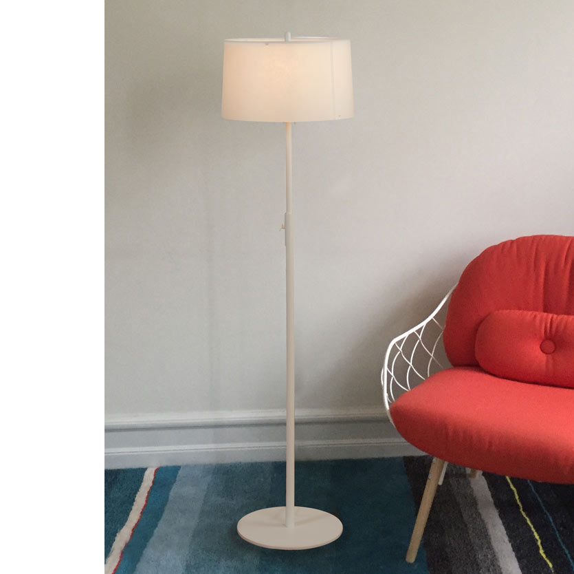 Zlamp Q 441-3534 gulvlampe mørkegrå morbærpapir
