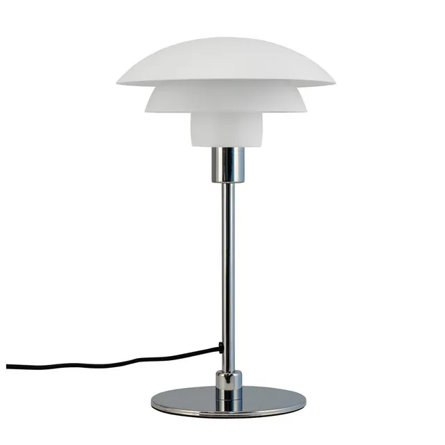 Dyberg Larsen Morph bordlampe hvit metall