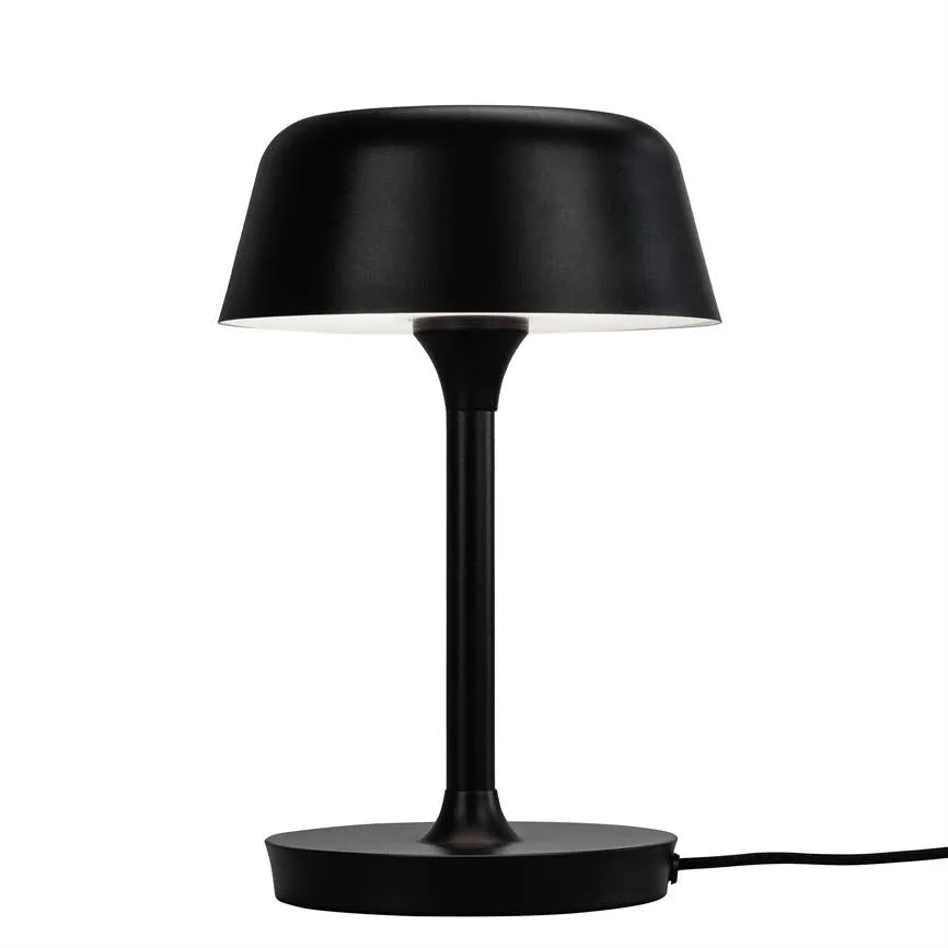 Dyberg Larsen Valencia bordlampe sort behagelig lys