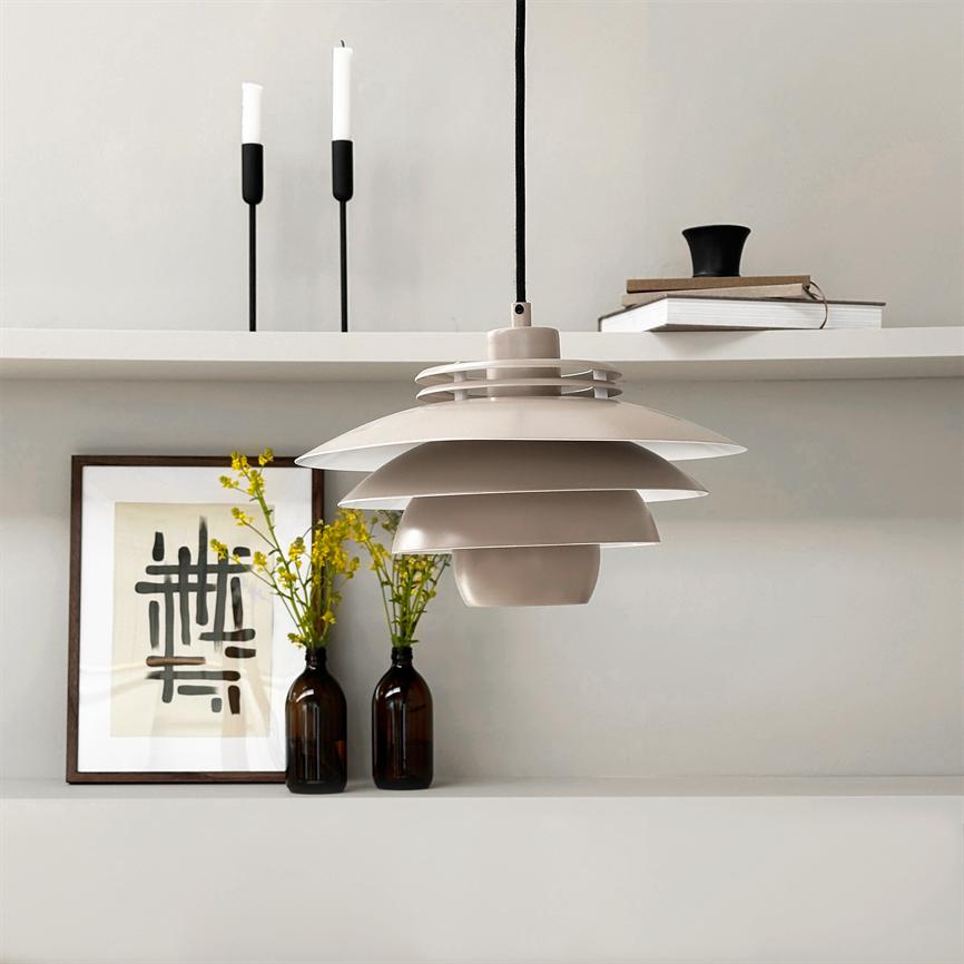 Dyberg Larsen Ejka Mini pendel beige – taklampe 4 skjermer