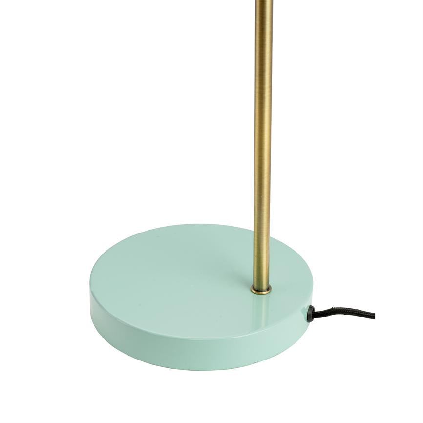Dyberg Larsen Ocean bordlampe curry turkis messing E14