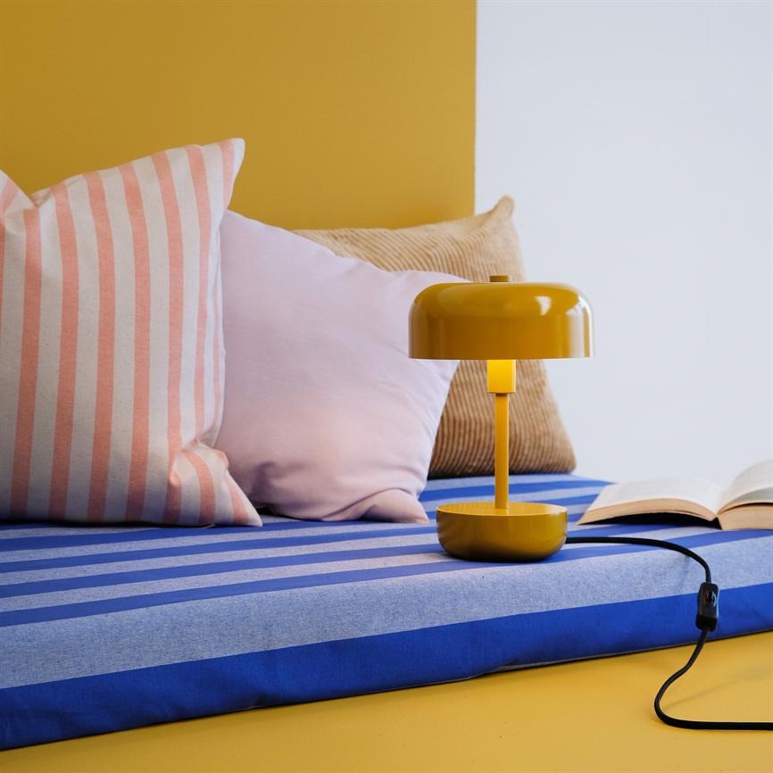 Dyberg Larsen Haipot bordlampe curry G9 retro
