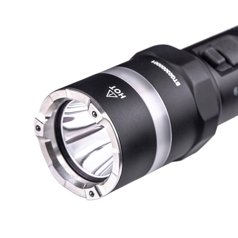 Master LED P01 taktisk lommelykt grønn 1350 lumen oppladbar