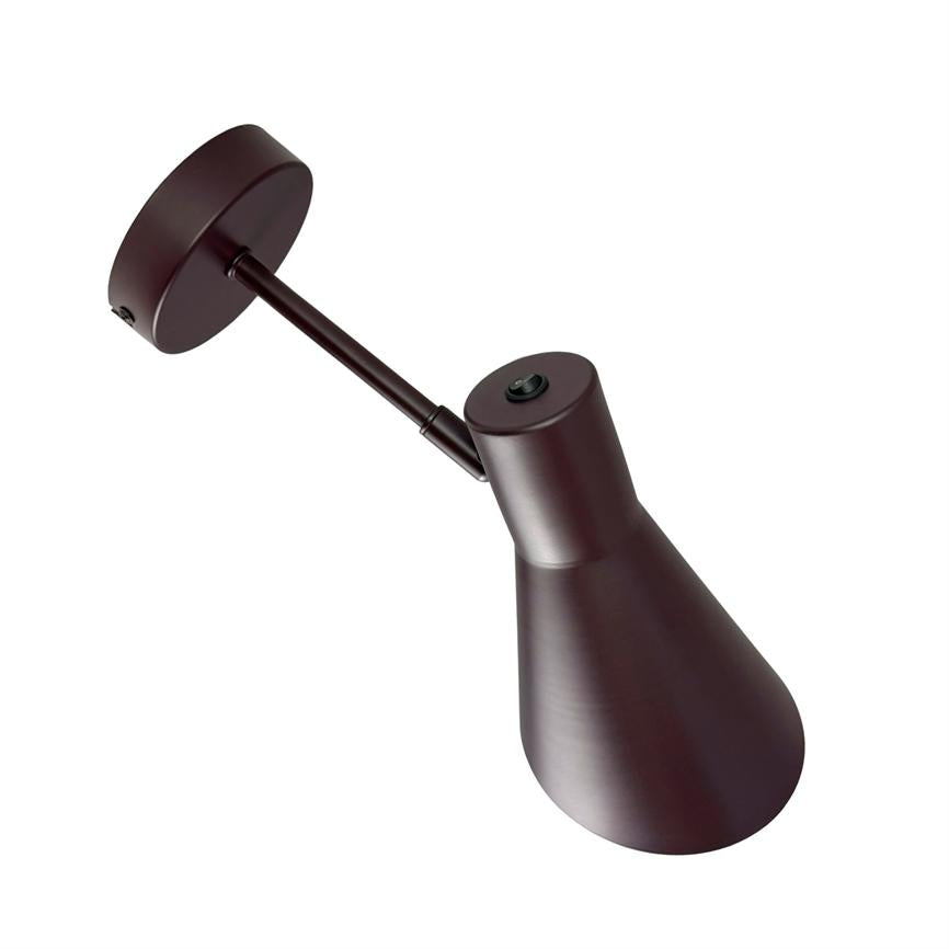 Dyberg Larsen DL12 vegglampe brun metall