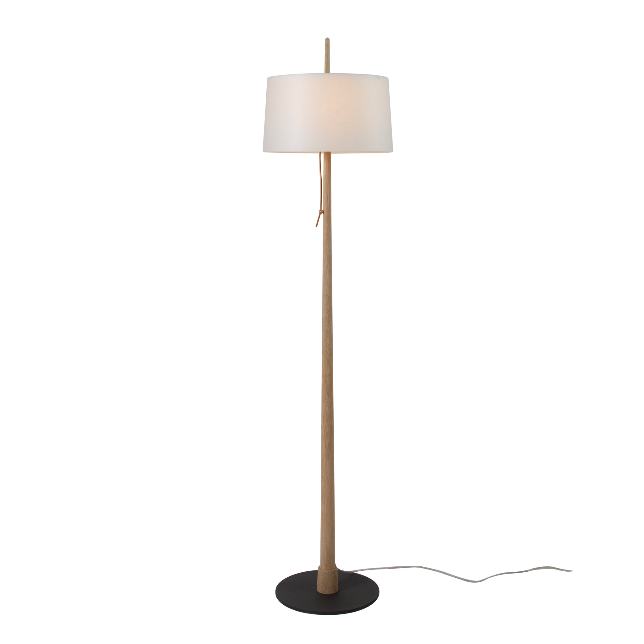 Zlamp Gadd 949-3534 gulvlampe natur eik morbærpapir