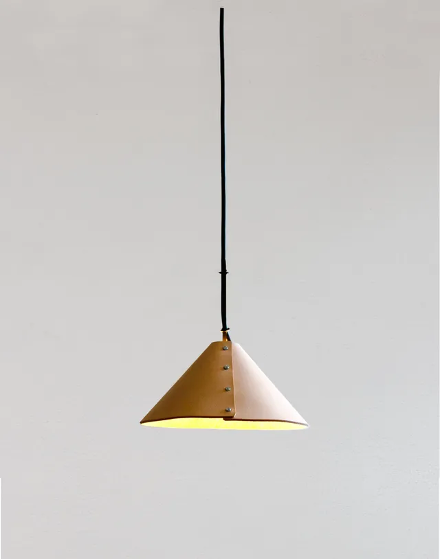 Zlamp Koncis 153-1803 pendel cognac lær