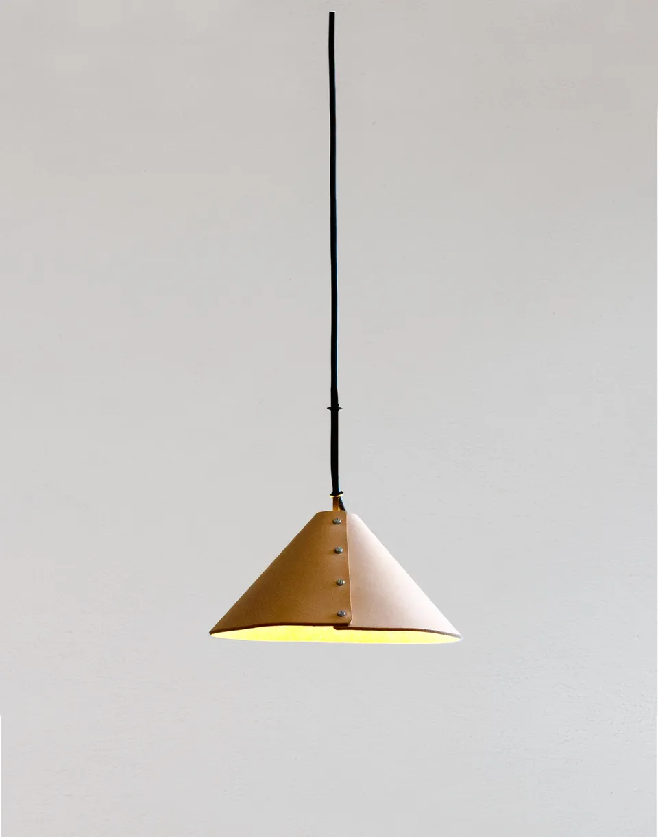 Zlamp Koncis 153-1803 pendel cognac lær