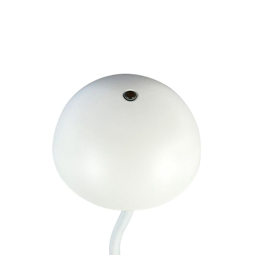 Dyberg Larsen Fonzy bordlampe perlehvit oppladbar