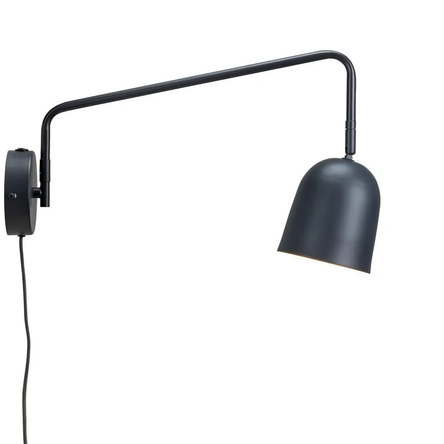Dyberg Larsen Manchester vegglampe grå svingarm