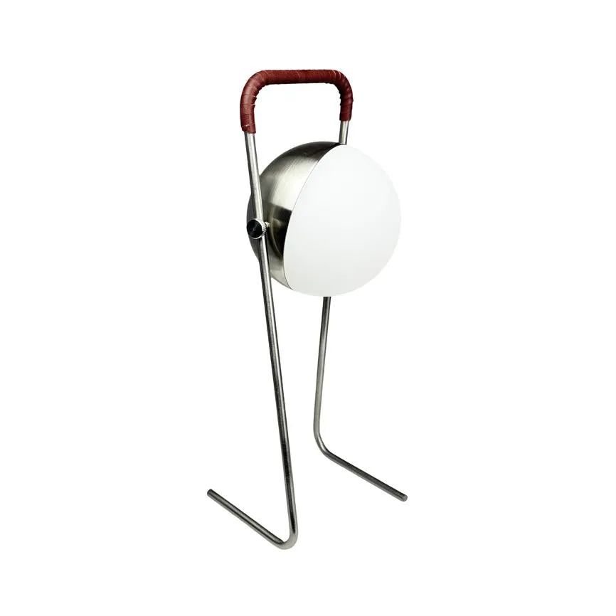 Dyberg Larsen Mova bordlampe bordeaux oppladbar