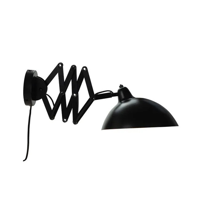 Dyberg Larsen Futura vegglampe foldearm sort