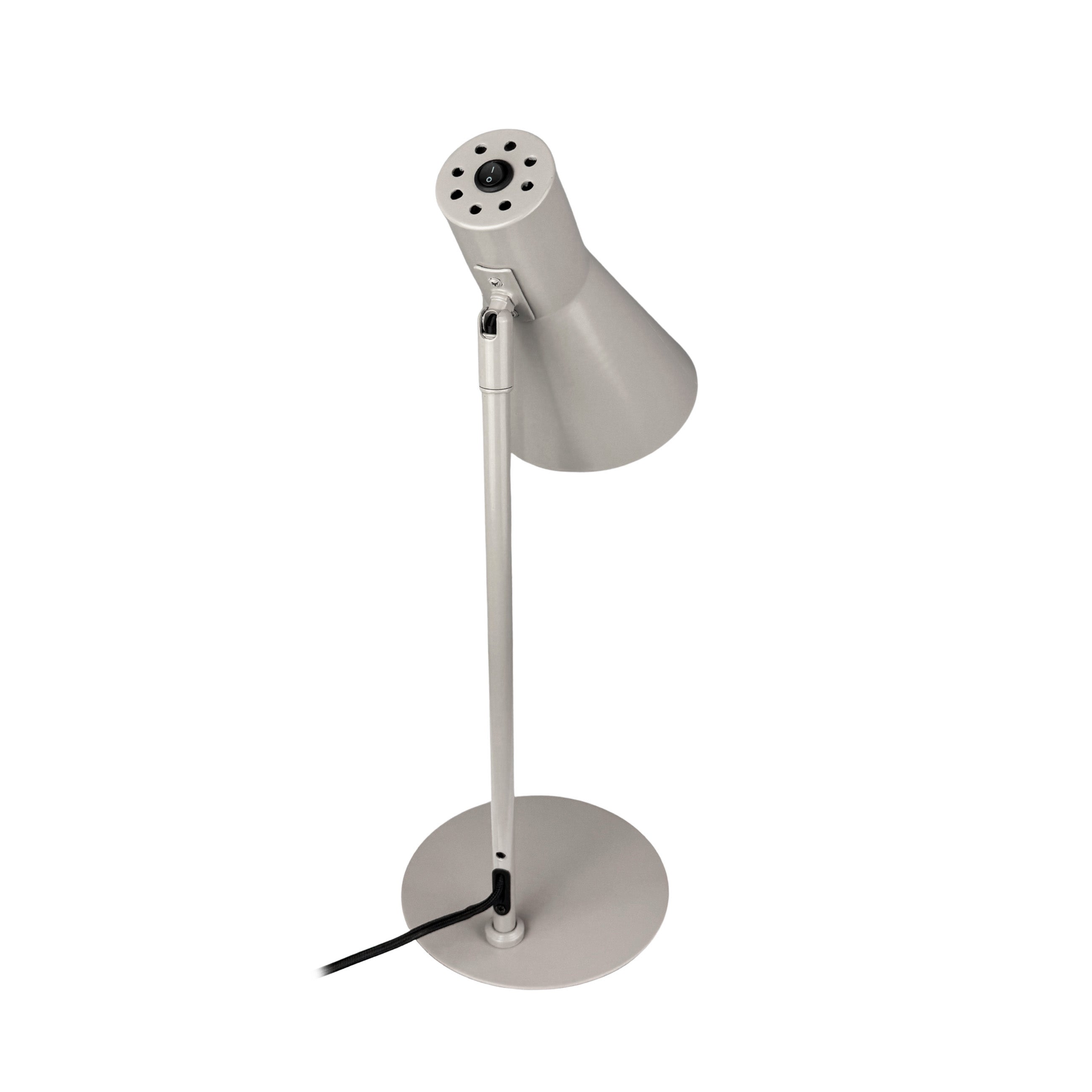 Dyberg Larsen DL12 bordlampe grå justerbar