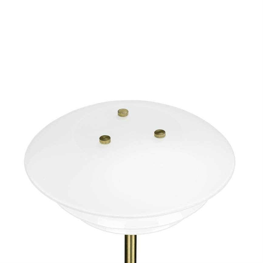 Dyberg Larsen DL20 bordlampe opal messing eksklusiv