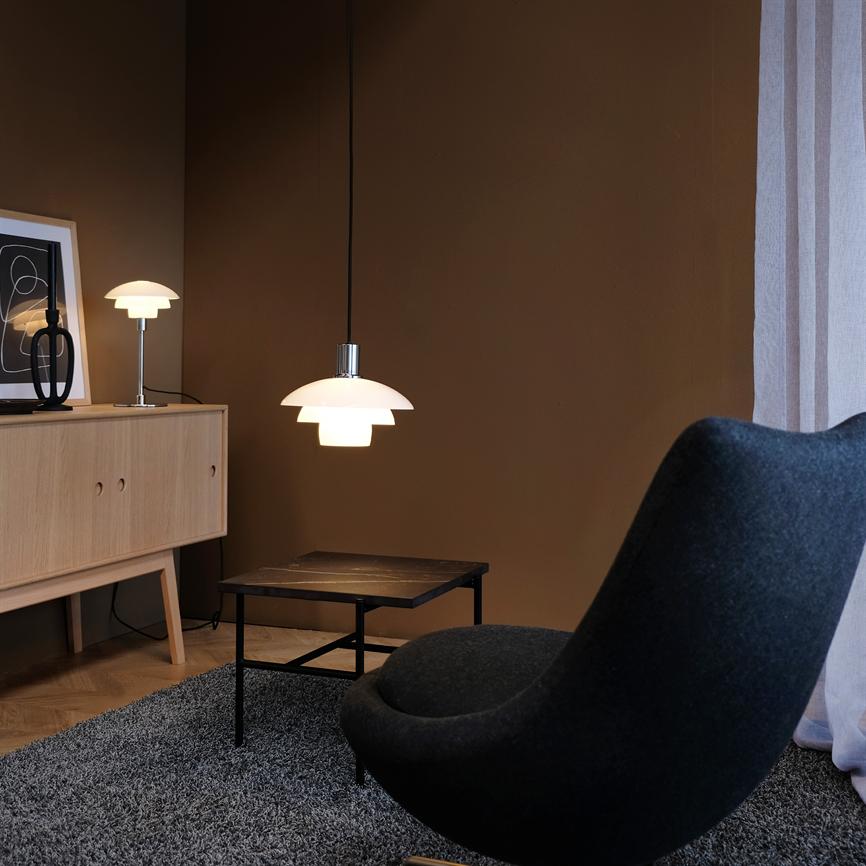 Dyberg Larsen Morph bordlampe opal 35 cm