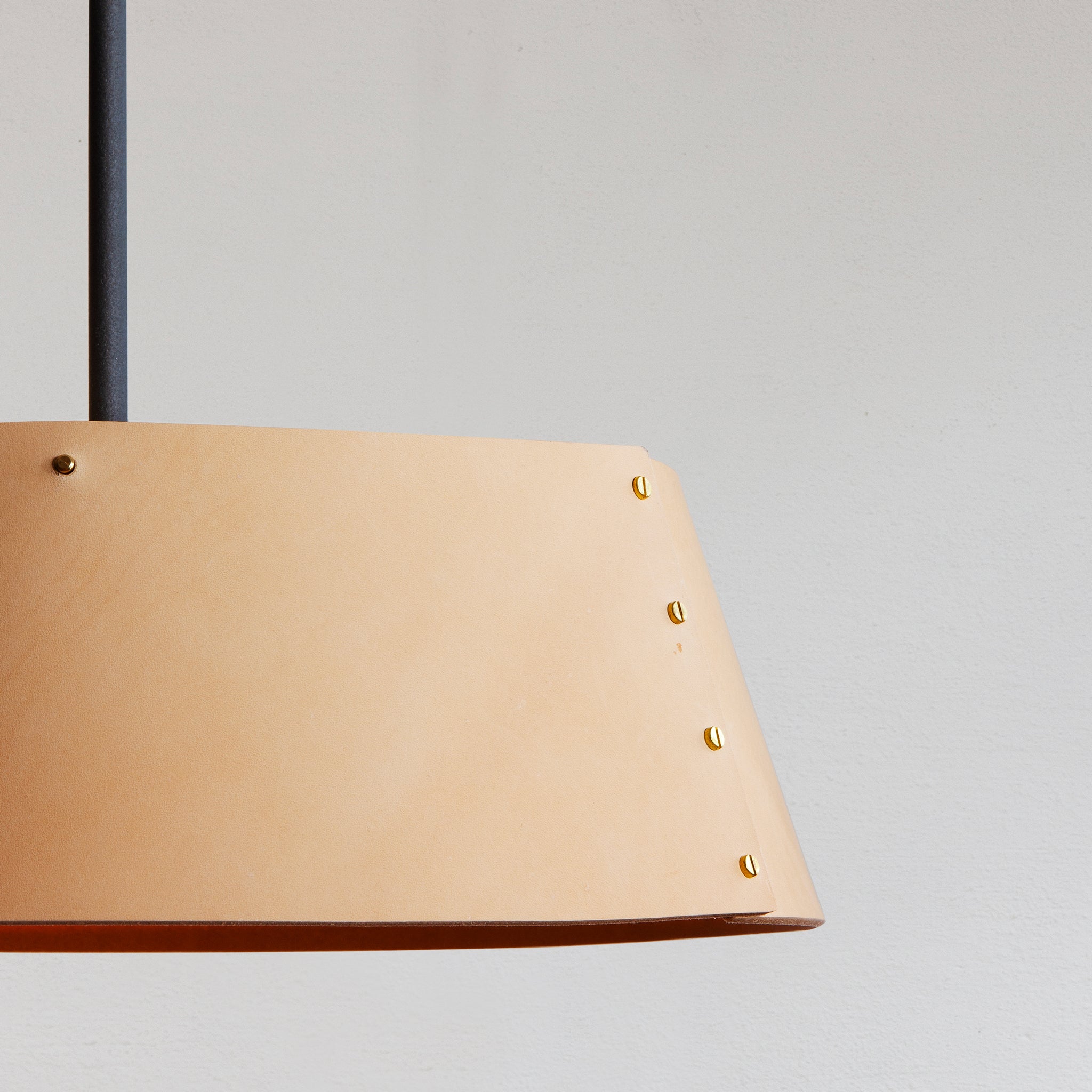 Zlamp Karl 951-3530 pendel 35 cm skinn cognac