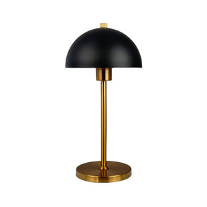 Dyberg Larsen Borås bordlampe sort oppladbar