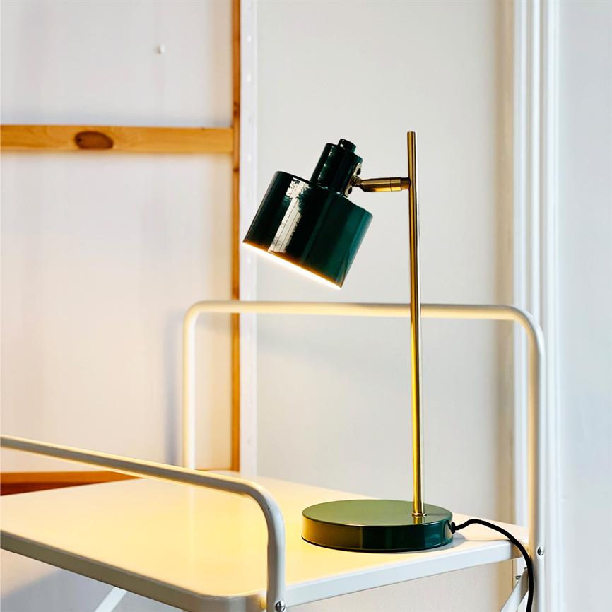 Dyberg Larsen Ocean bordlampe grønn messing