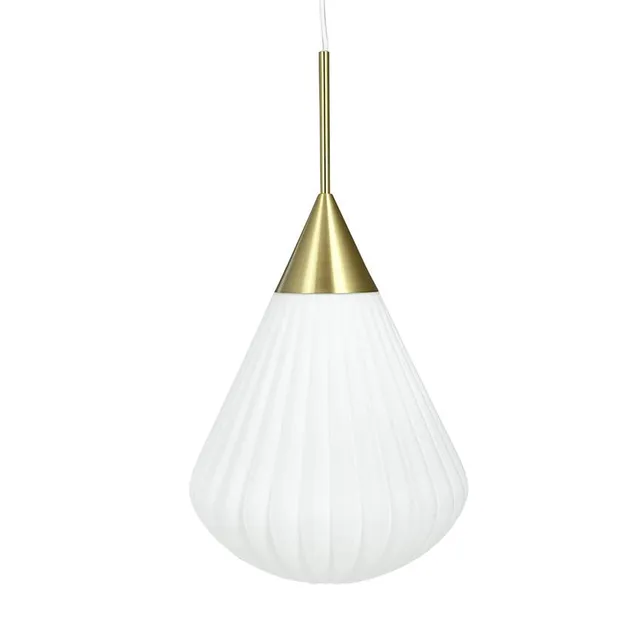 Dyberg Larsen Ballon Large pendel opal og messing