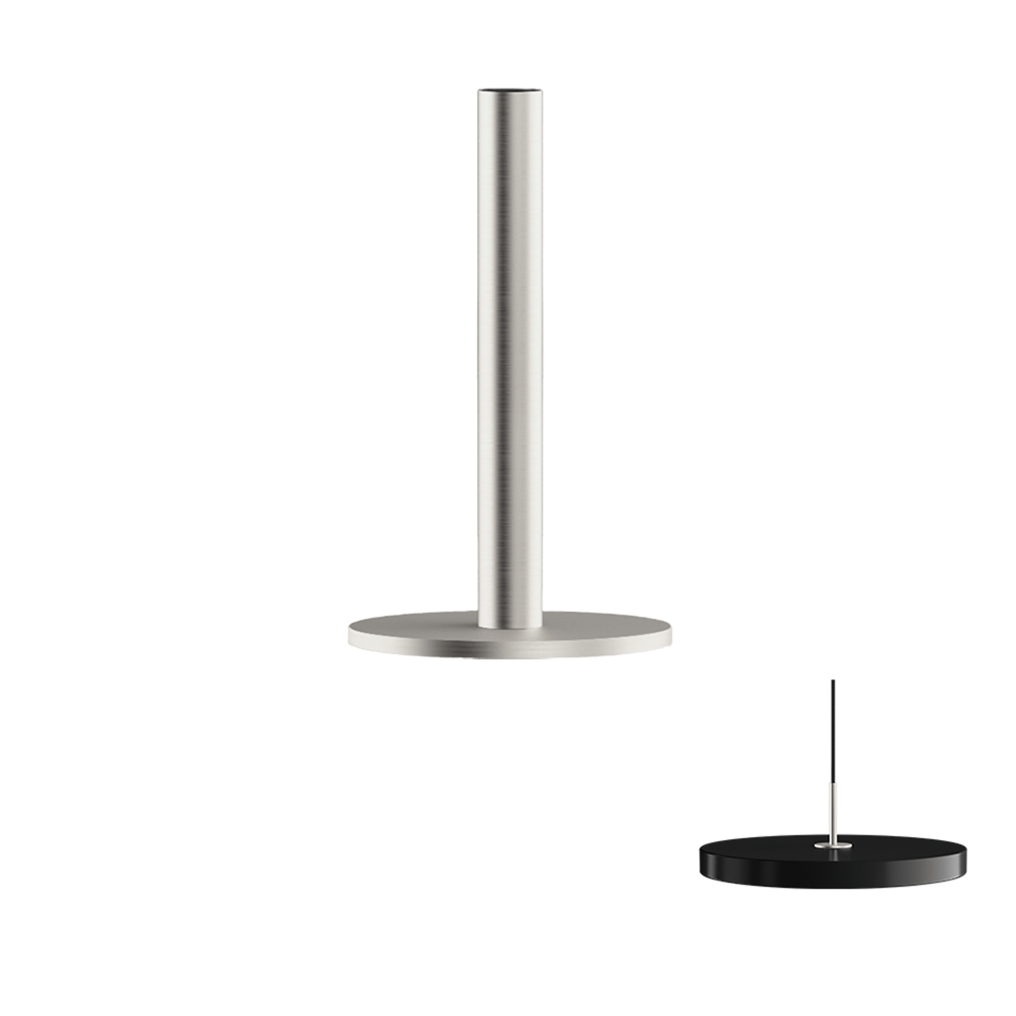 UMAGE Asteria metalldeksel Medium svart reservedel