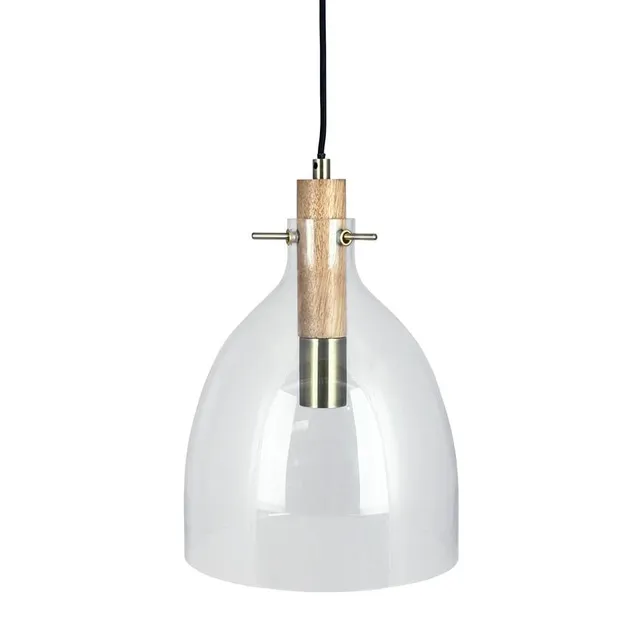 Dyberg Larsen Bistro pendel Ø30 glass eik