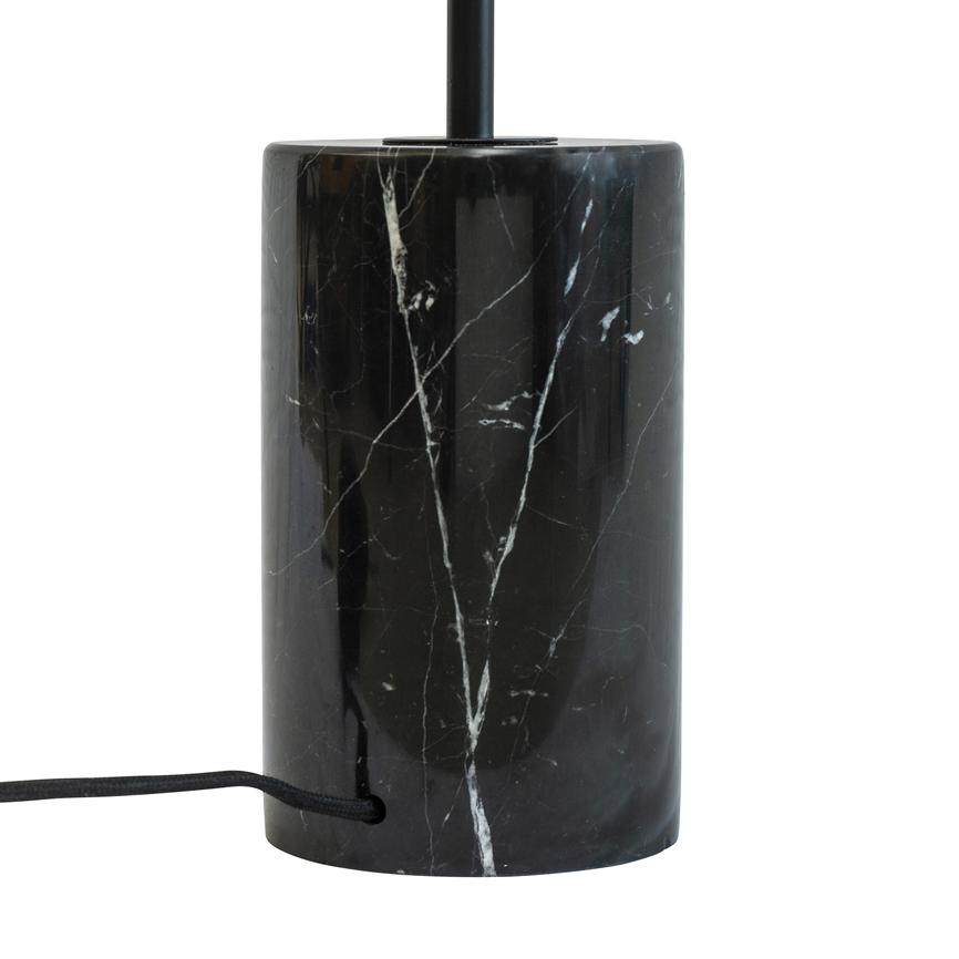 Dyberg Larsen Marble gulvlampe svart marmor