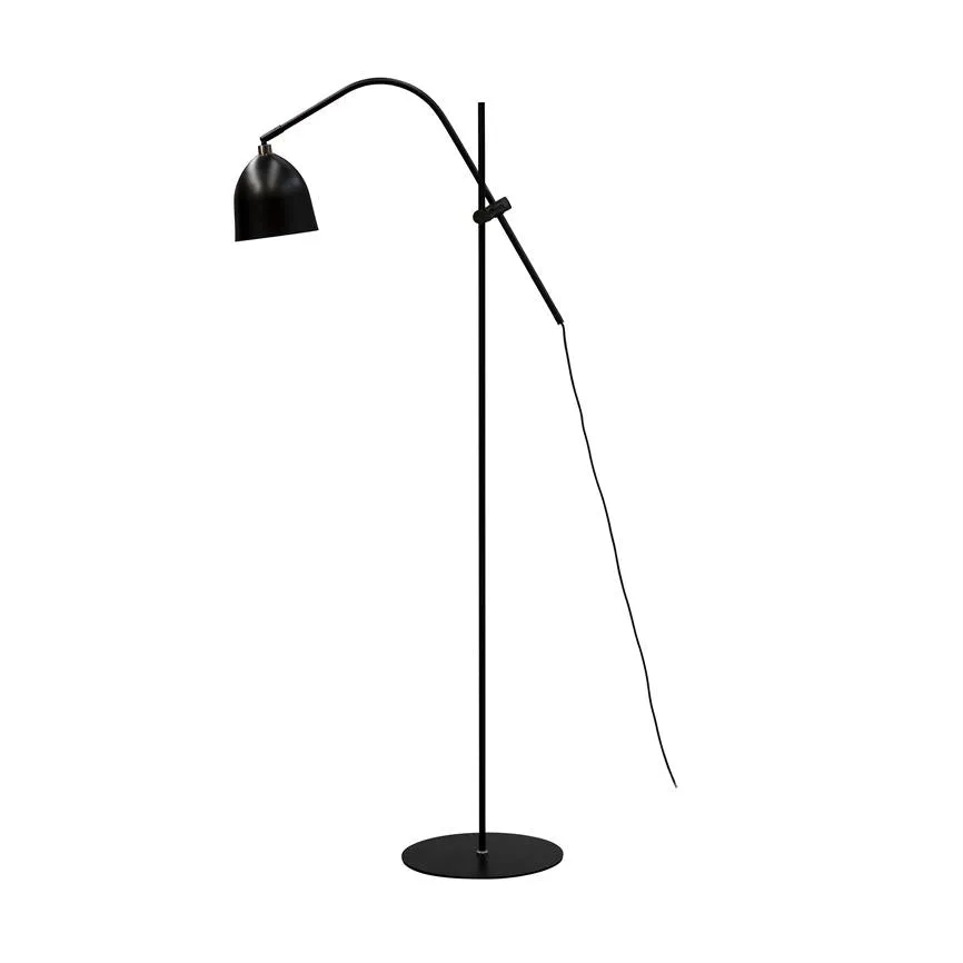 Dyberg Larsen Easton gulvlampe svart krom